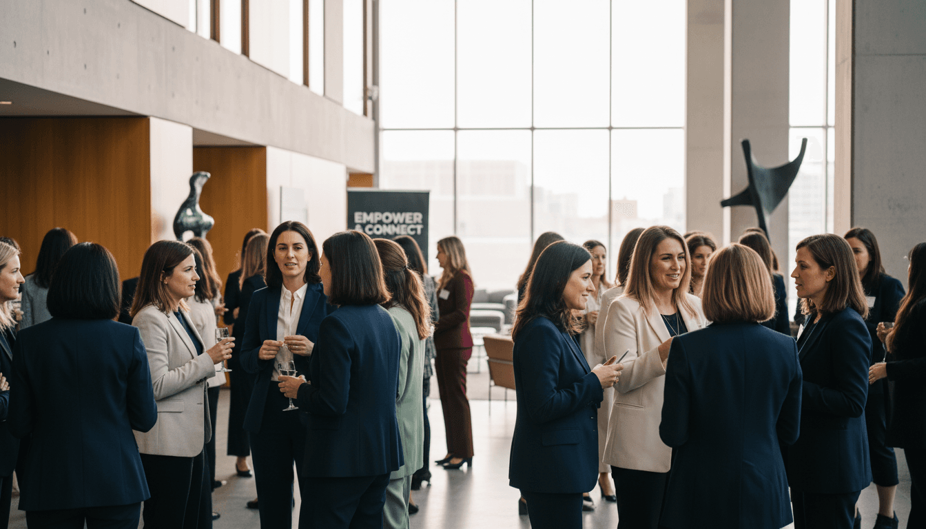 High-profile client at exclusive networking event