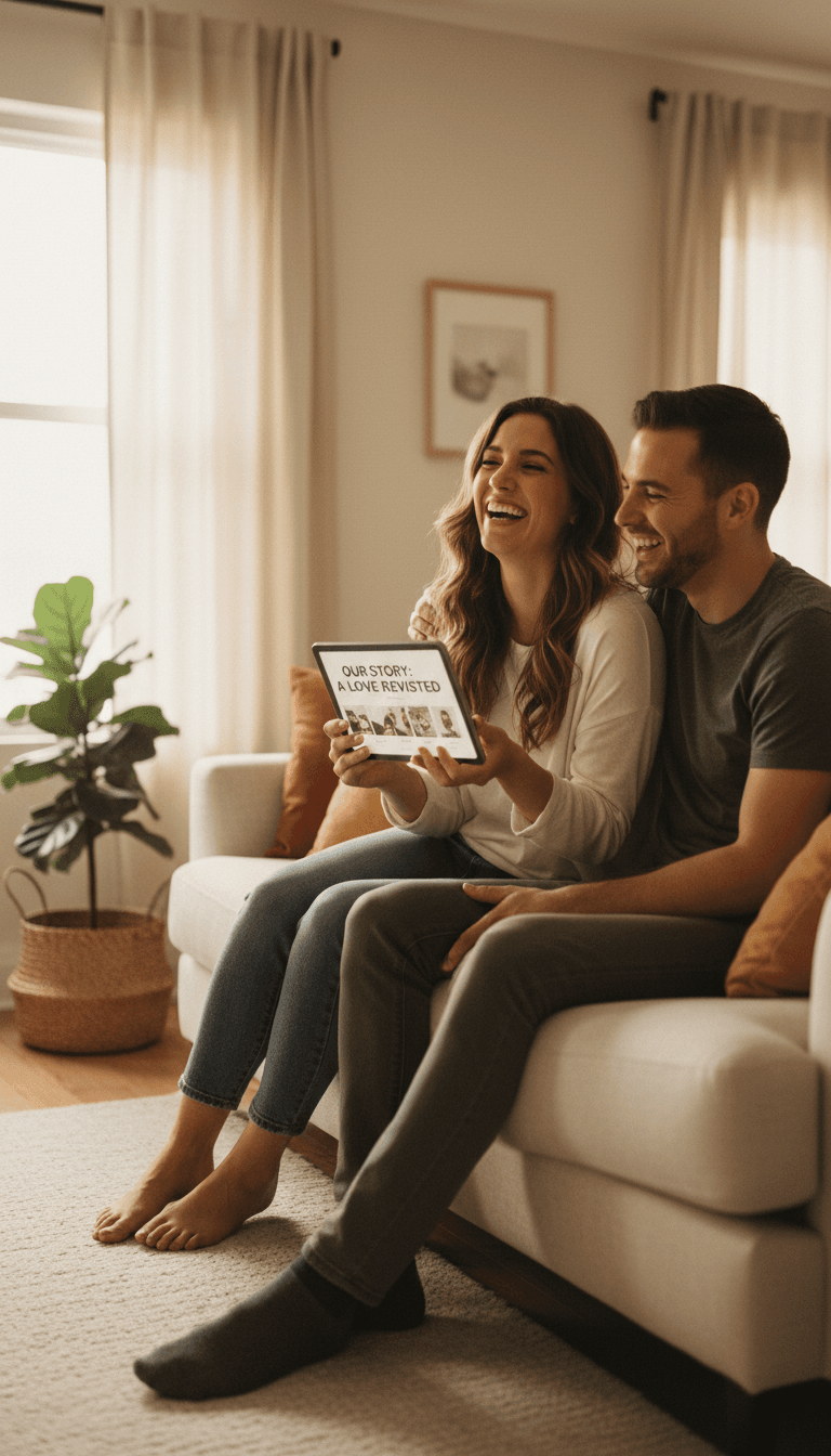 Successful matched couple enjoying time together