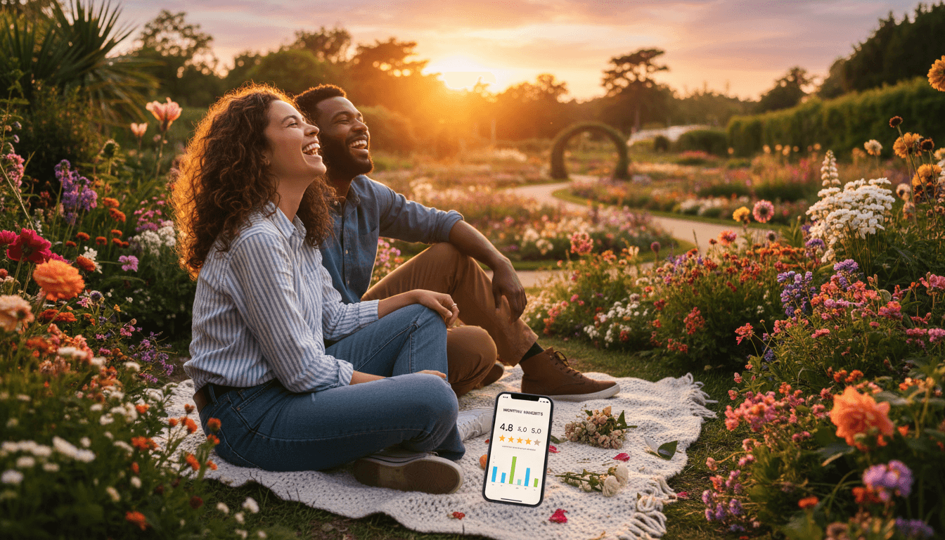 Compatible partners enjoying time together